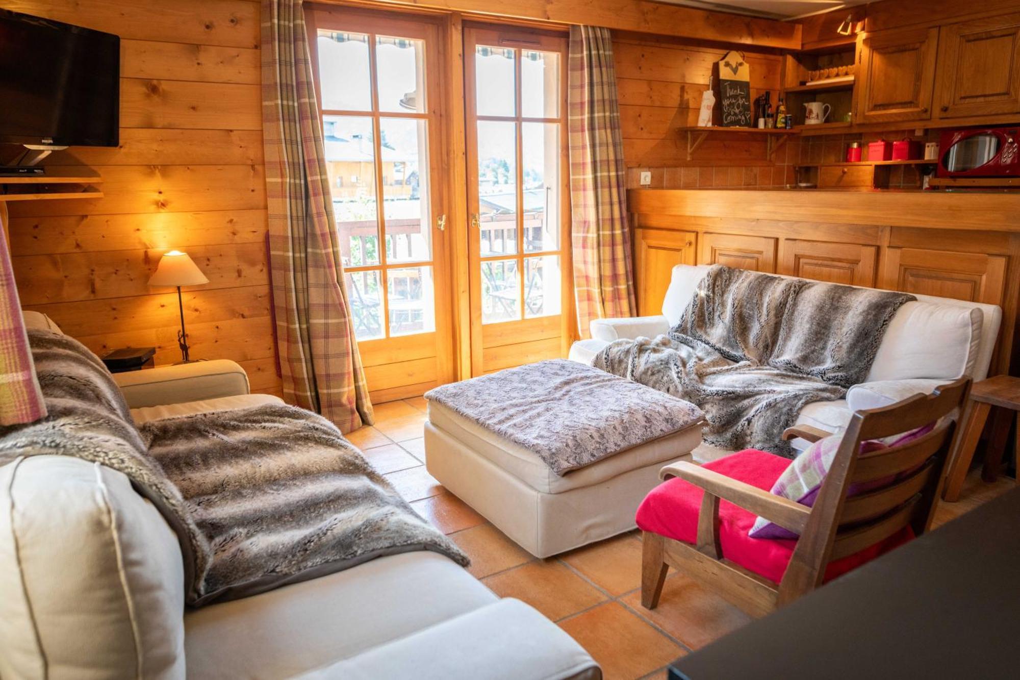Warm 2-Bedroom Apartment Near The Tourist Office Megève Exteriér fotografie